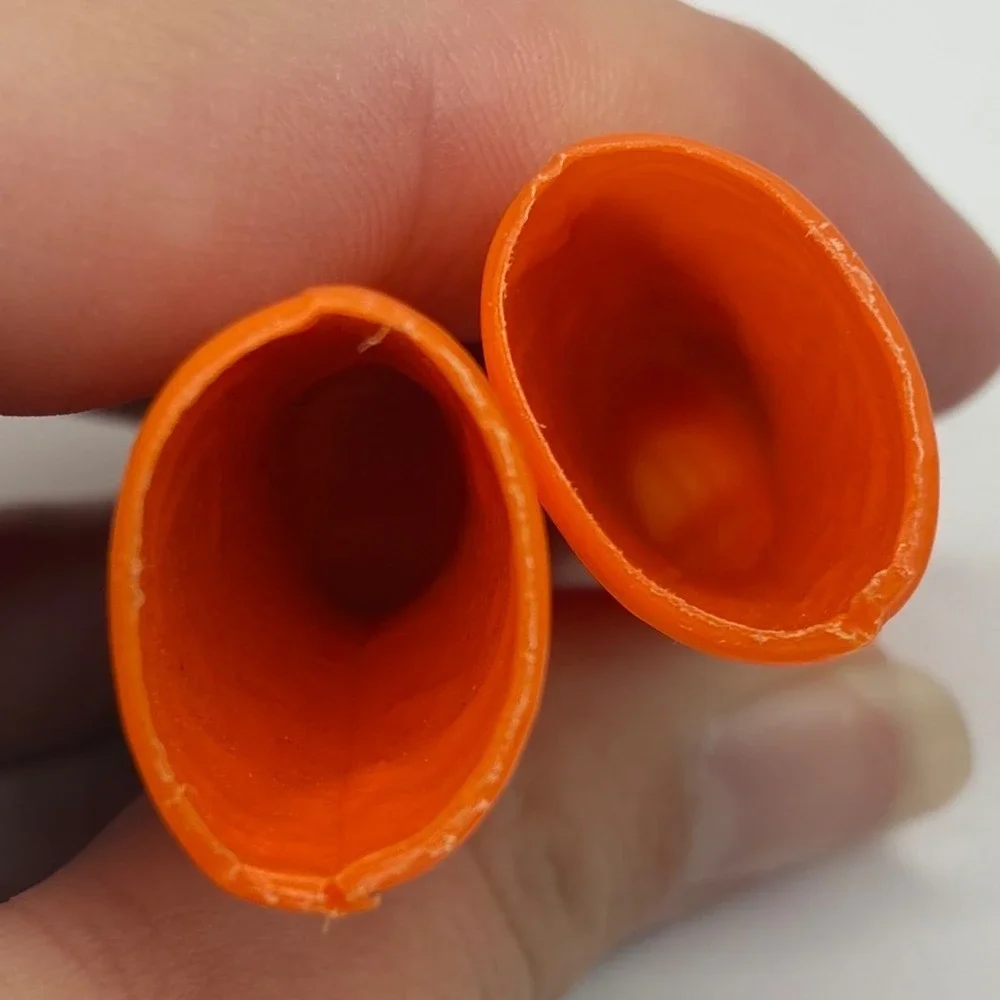 Vintage Barbie Orange Western Cowboy Boots Made in Hong Kong Doll Accessories